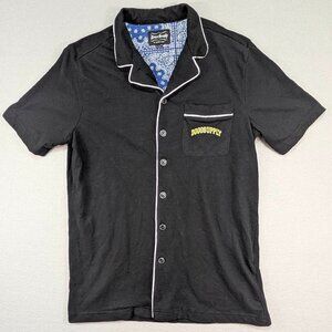 Dogg Supply Snoop Dogg Sleep Shirt Mens S Black Loungewear‎ Pajama Core 93